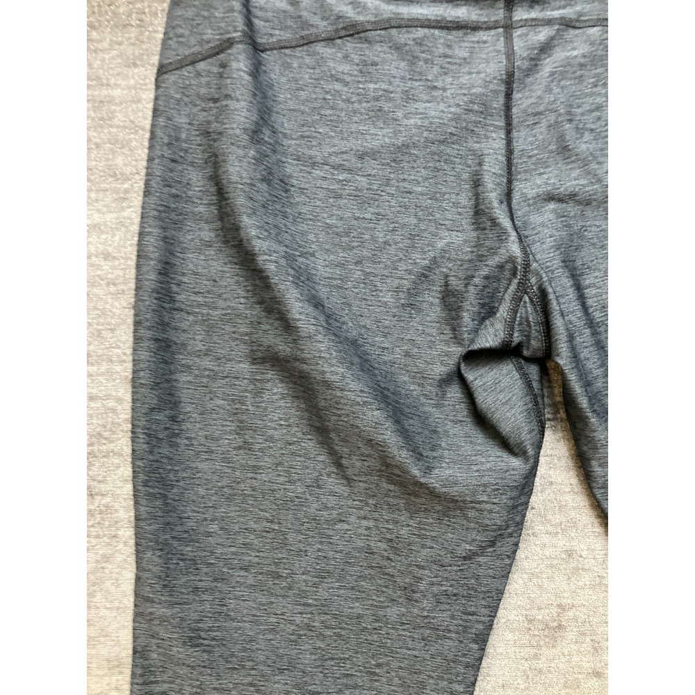 Avia Leggings Women XL 16-18 Gray Stretch Contrast Stitching Pull On Gym Workout - Picture 11 of 15
